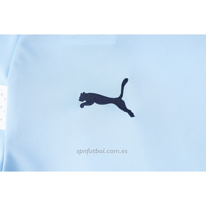 Chandal del Manchester City Manga Corta 2022-2023 Azul